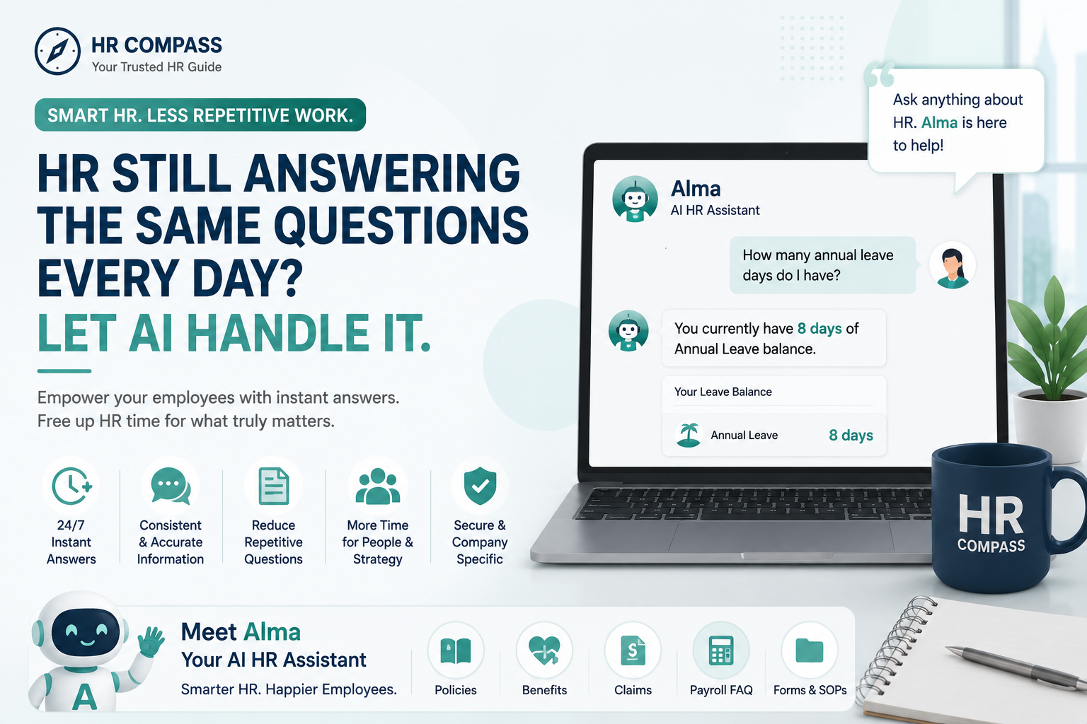HR Still Answering the Same Questions Every Day? Let AI Handle It.