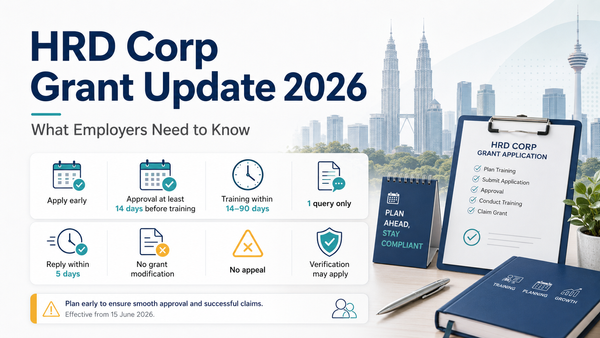 HRD Corp Grant Update 2026: What Employers Need to Know