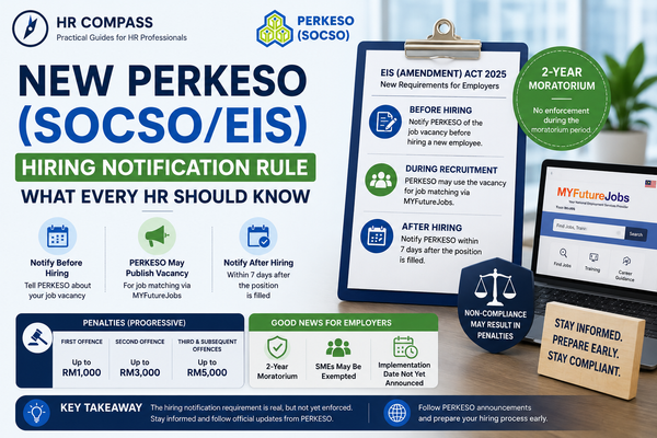 PERKESO (SOCSO/EIS) Hiring Notification Rule: What HR Needs to Know (Latest Update 2026)