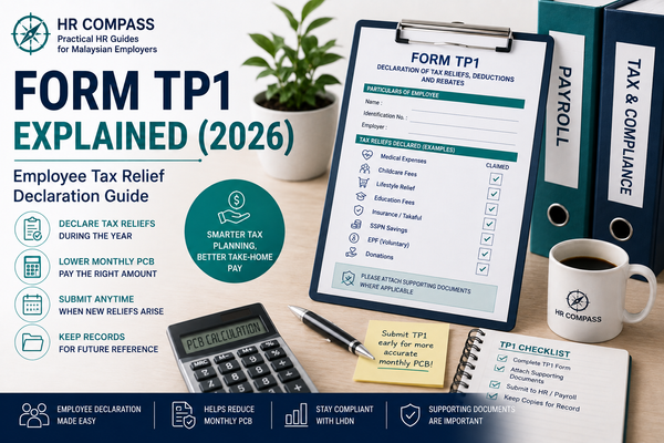 Form TP1 Explained (2026): Employee Tax Relief Declaration Guide